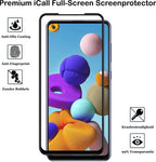 Screenprotector geschikt voor Samsung A21s - FullGuard Glas Screen Protector