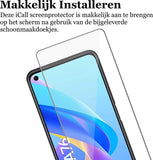 Oppo A76 Screenprotector - Gehard Glas Beschermglas Tempered Glass Screen Protector