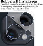 Camera Screenprotector geschikt voor iPhone 14 / 14 Plus - Gehard Glas Beschermglas Tempered Glass Screen Protector