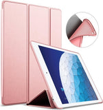 iPad Air 2019 Hoes Smart Cover - 10.5 inch - Trifold Book Case Leer Tablet Hoesje Roségoud