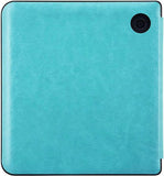 Hoes geschikt voor Kobo Libra H2O - Book Case Premium Sleep Cover Leer Hoesje met Auto/Wake Functie - Blauw