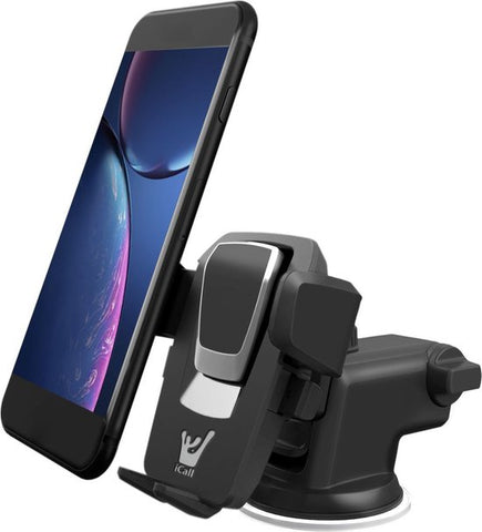 Telefoonhouders Auto met Zuignap - One-Hand Fixation GSM Smartphone Houder voor Dashboard en Voorruit