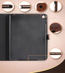 Samsung Galaxy Tab A8 2021 Hoes - Book Case Leer Smart Cover Hoesje Case Zwart