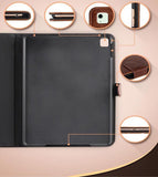 iPad Air 2020 Hoes - iPad Air 2022 Hoes - 10.9 inch - Leren Book Case Cover Zwart