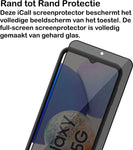 Privacy Screenprotector geschikt voor Samsung Galaxy A14 - Glas Screen Protector FullGuard