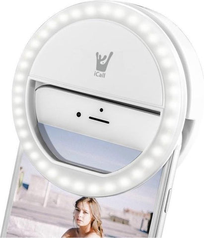 Ringlamp - Selfie Ring Light - Ring Lamp Universeel voor Smartphone / Telefoon / GSM