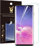 Screenprotector geschikt voor Samsung Galaxy S10e | Glas PET Folie Screen Protector Transparant iCall | Full-Screen