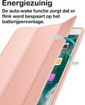 iPad Mini 6 Hoes 8.3 Inch 2021 - Trifold Book Case voor Apple iPad Mini 6 8.3 (2021) - Smart Cover iPad Mini 6 - Roze