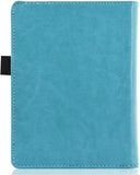 Hoes geschikt voor Kobo Aura Edition 1 - Book Case Premium Sleep Cover Leer Hoesje met Auto/Wake Functie - Blauw
