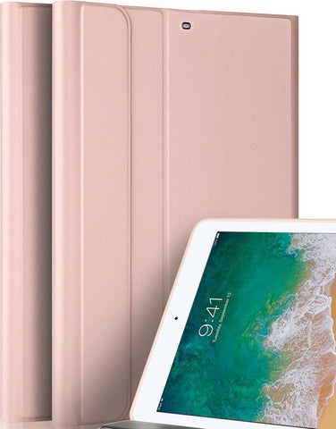 iCall - Apple iPad Air 10.5 (2019) / Pro 10.5 (2017) Hoes - Book Case Luxe Lederen - Mat Roségoud