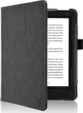 Hoes geschikt voor Kobo Clara HD - Book Case Premium Sleep Cover Leer Hoesje met Auto/Wake Functie - Zwart