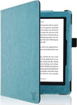 Hoes geschikt voor Kobo Clara HD - Book Case Leer Wallet Cover Hoesje Blauw