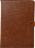 Samsung Galaxy Tab S6 Lite Hoes - Leren Case Bruin