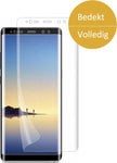 Screenprotector geschikt voor Samsung Galaxy Note 8 - Edged (3D) Glas PET Folie Screenprotector Transparant 0.2mm 9H (Full Screen Protector)