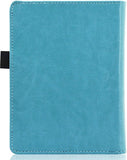 Hoes geschikt voor Kobo Clara HD - Book Case Premium Sleep Cover Leer Hoesje met Auto/Wake Functie - Blauw