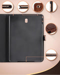 Samsung Galaxy Tab S4 (2018) 10.5 Hoes Leer Book Case Smart Cover Zwart - Hoesje van iCall
