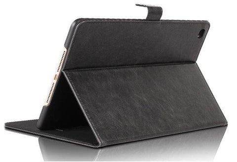 Apple iPad Pro 12.9 (2017 / 2015) Hoes Leer Book Case Smart Cover Zwart - Hoesje van iCall