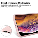 Apple iPhone 11 Pro Max Hoesje - Liquid Case Roze