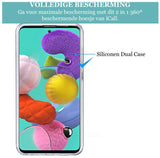 Galaxy A51 Dual case met screenprotector 