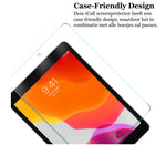 iPad 2019 10.2 Hoes + Screenprotector - Smart Book Case Siliconen Hoesje
