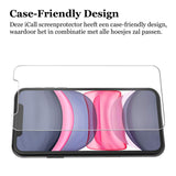 Apple iPhone 11 Pro Max Screenprotector - Case Friendly