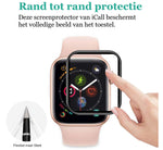 Apple Watch 5 Screenprotector - Glas PET Folie - Full Screen Volledig Beeld